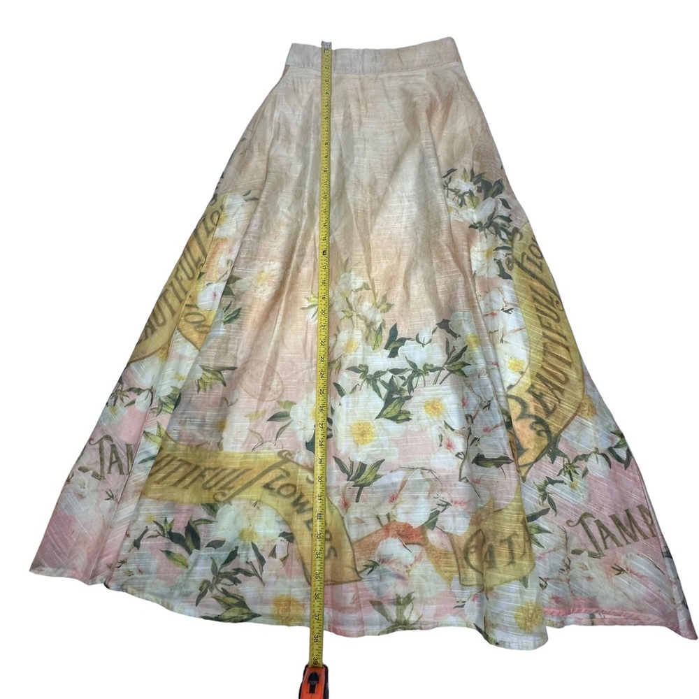 NWT Elegant Vintage Inspired Coastal Garden Floral CropTop/Maxi Skirt Set S - Picture 13 of 16